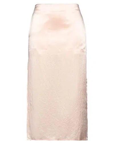 Sportmax Women's Valette Satin Midi Skirt In Pink