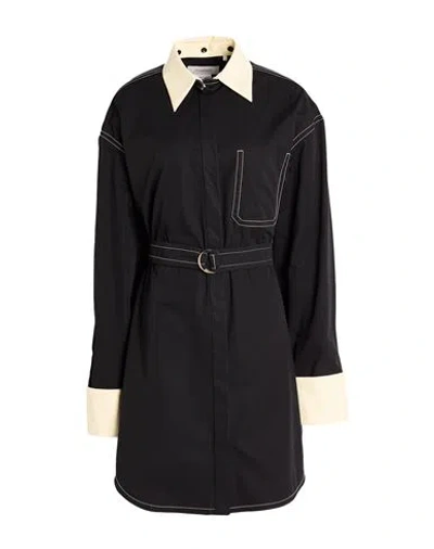 Sportmax Woman Mini Dress Black Size 10 Cotton