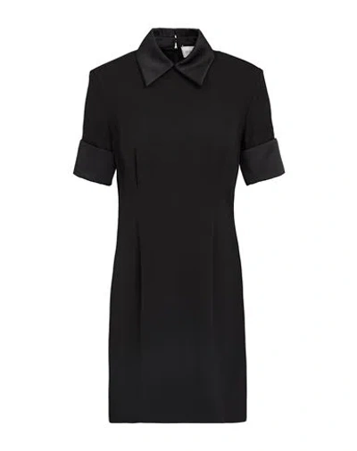 Sportmax Woman Mini Dress Black Size 10 Viscose