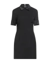 Sportmax Woman Mini Dress Black Size 8 Viscose, Polyester In Black