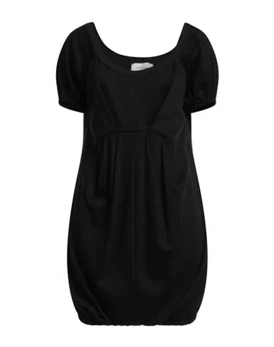 Sportmax Woman Mini Dress Black Size M Modal, Cotton In Black