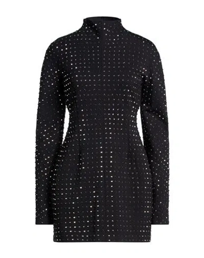 Sportmax Woman Mini Dress Black Size M Polyamide, Elastane