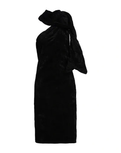 Sportmax Woman Midi Dress Black Size S Viscose, Polyester, Modal