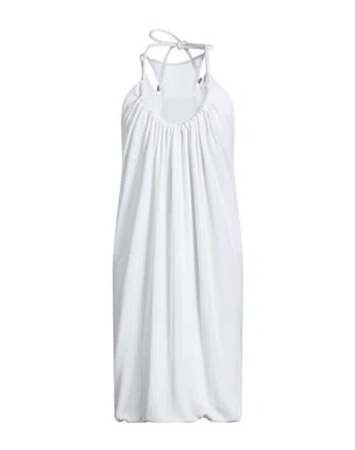 Sportmax Woman Mini Dress Off White Size S Viscose
