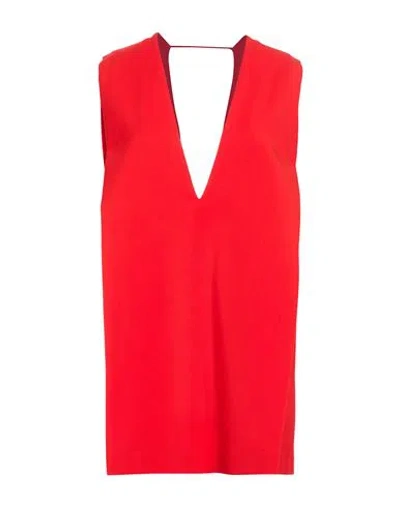 Sportmax Woman Mini Dress Red Size 6 Viscose, Elastane