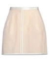 Sportmax Woman Mini Skirt Cream Size 6 Polyamide In White