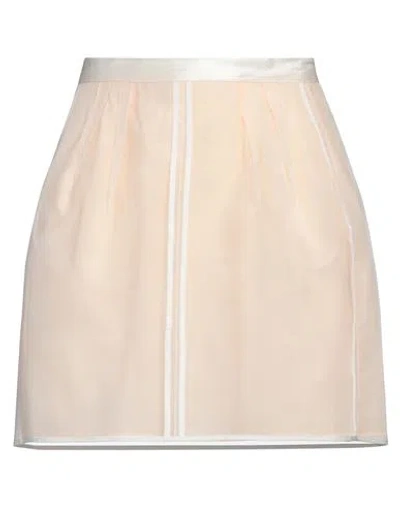 Sportmax Woman Mini Skirt Cream Size 6 Polyamide In White