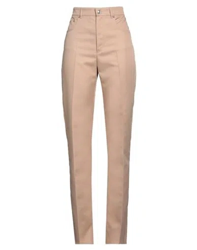 Sportmax Woman Pants Beige Size 8 Polyester