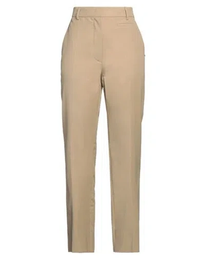 Sportmax Woman Pants Beige Size 12 Viscose, Cotton