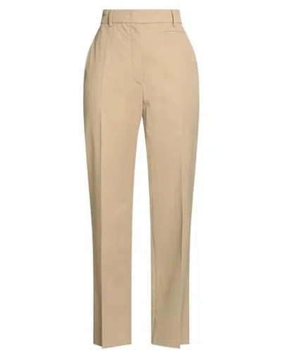 Sportmax Woman Pants Beige Size 8 Viscose, Cotton In Neutral