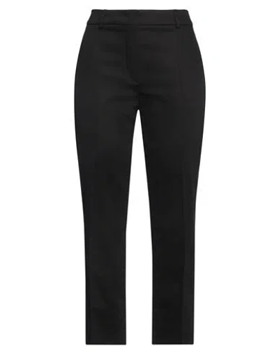 Sportmax Woman Pants Black Size 10 Cotton, Elastane