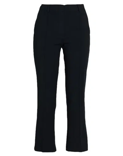 Sportmax Woman Pants Black Size 10 Cotton, Polyamide, Elastane In Blue