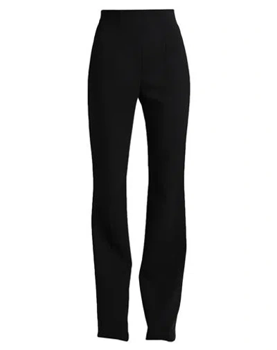Sportmax Woman Pants Black Size 10 Virgin Wool, Elastane