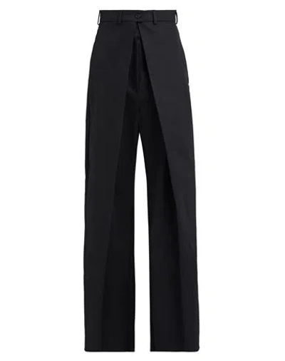 Sportmax Woman Pants Black Size 12 Cotton, Elastane