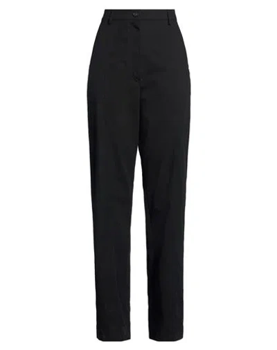 Sportmax Woman Pants Black Size 6 Cotton, Elastane