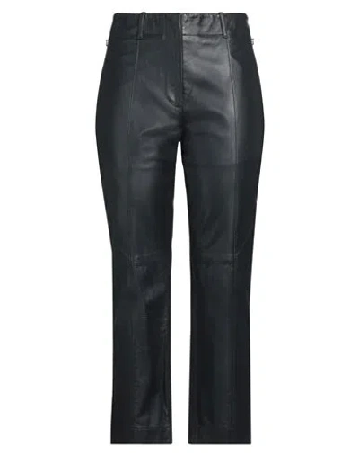 Sportmax Woman Pants Black Size 4 Lambskin