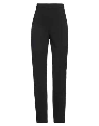 Sportmax Woman Pants Black Size 8 Polyester, Virgin Wool, Elastane