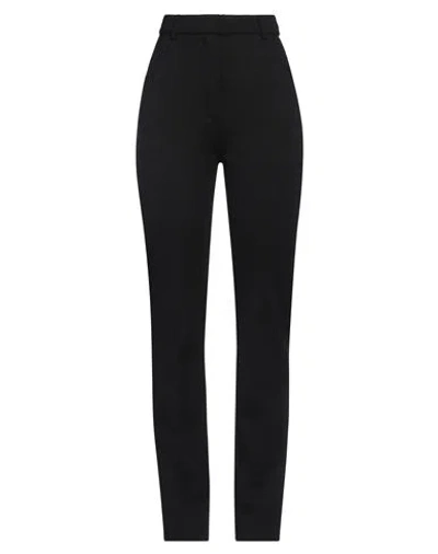 Sportmax Woman Pants Black Size L Virgin Wool, Elastane