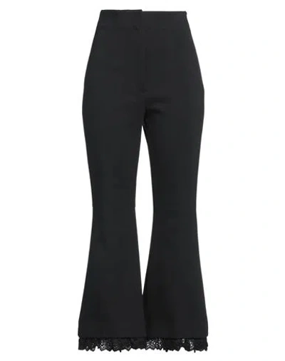 Sportmax Woman Pants Black Size Xl Cotton, Polyester, Elastane