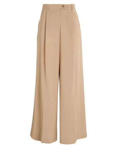 Sportmax Woman Pants Camel Size 10 Virgin Wool In Beige