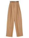 Sportmax Woman Pants Camel Size 10 Virgin Wool, Elastane In Beige