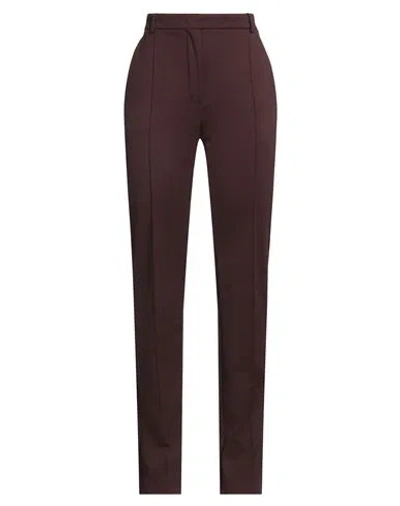 Sportmax Woman Pants Dark Brown Size Xs Polyamide, Elastane