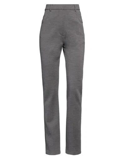 Sportmax Woman Pants Grey Size M Virgin Wool, Elastane