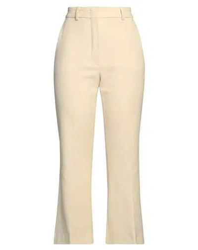 Sportmax Woman Pants Ivory Size 10 Cotton In White