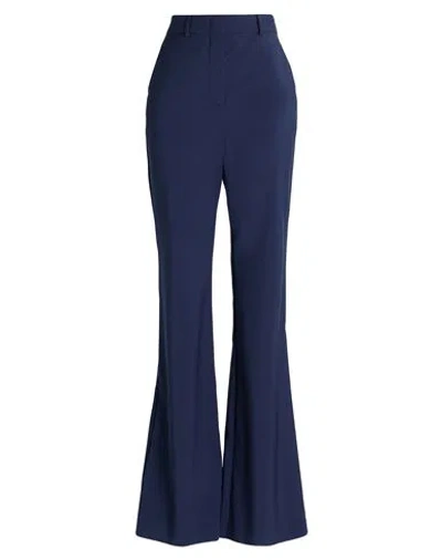 Sportmax Woman Pants Navy Size 10 Virgin Wool In Blue