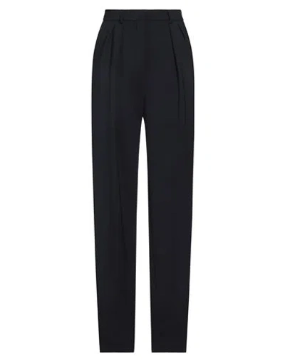 Sportmax Woman Pants Navy Size 10 Virgin Wool, Elastane