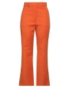 Sportmax Woman Pants Orange Size 4 Cotton