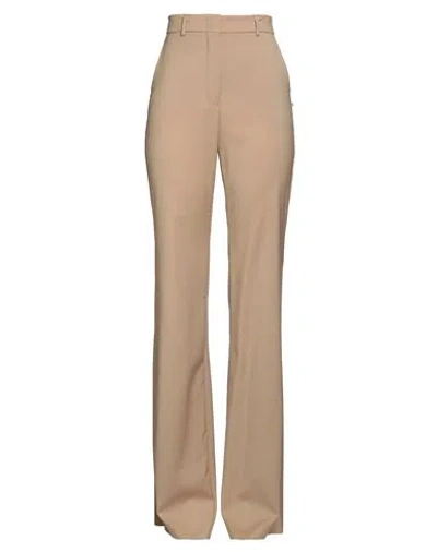 Sportmax Woman Pants Sand Size 6 Virgin Wool In Neutral