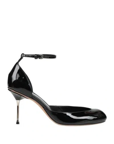Sportmax Woman Pumps Black Size 7 Leather