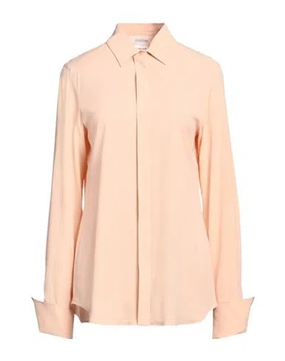 Sportmax Woman Shirt Beige Size 8 Acetate, Silk, Elastane