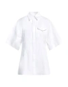Sportmax Woman Shirt White Size 4 Cotton In White