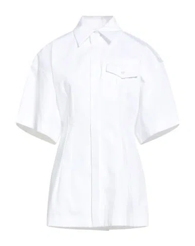 Sportmax Woman Shirt White Size 8 Cotton
