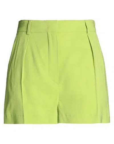 Sportmax Woman Shorts & Bermuda Shorts Lime Green Size 8 Viscose, Elastane