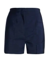 Sportmax Solid Color Shorts In Blue