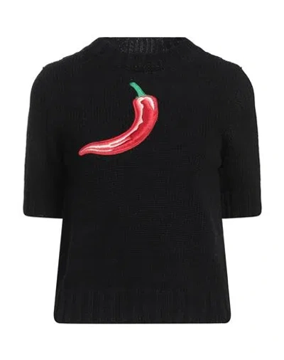 Sportmax Woman Sweater Black Size L Cotton