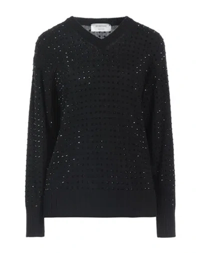 Sportmax Woman Sweater Black Size S Wool, Polyamide