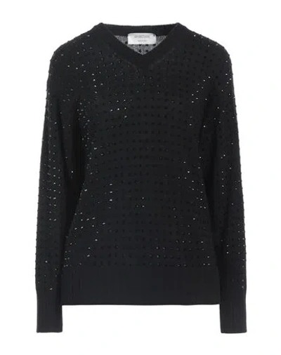 Sportmax Woman Sweater Black Size M Wool, Polyamide