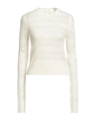 Sportmax Woman Sweater Cream Size Xs Wool, Cashmere In White