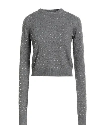 Sportmax Woman Sweater Grey Size Xs Wool, Cashmere In Gray