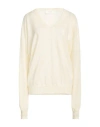 Sportmax Woman Sweater Ivory Size Xl Wool, Cashmere In White