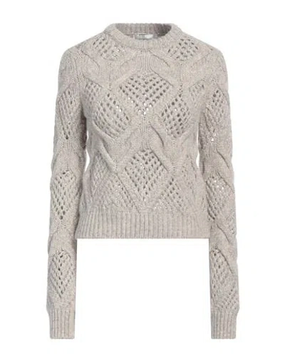 Sportmax Woman Sweater Light Grey Size S Wool, Polyamide In Gray