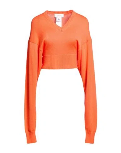 Sportmax Woman Sweater Orange Size Xs Virgin Wool