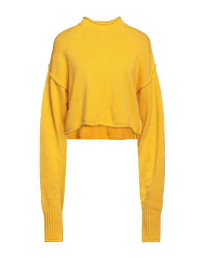 Sportmax Woman Sweater Yellow Size L Wool, Cashmere