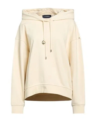 Sportmax Woman Sweatshirt Cream Size Xs Cotton, Elastomultiester In Neutral
