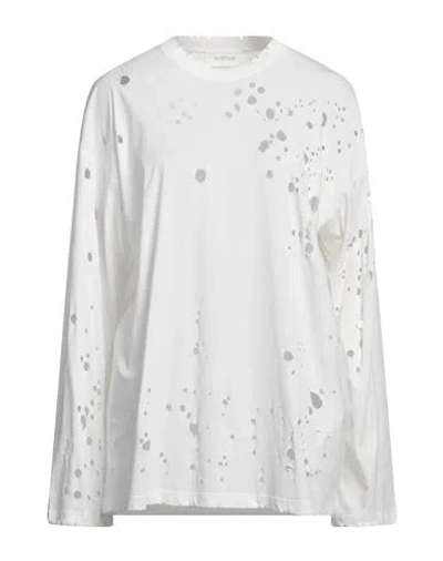 Sportmax Woman T-shirt Ivory Size Xs Cotton In White