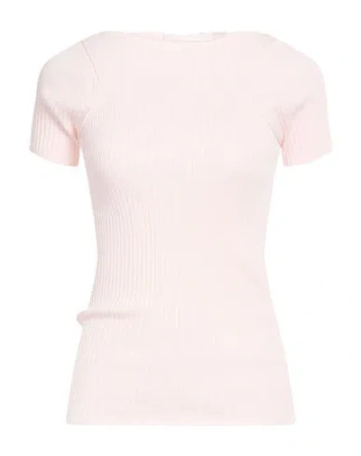 Sportmax Woman T-shirt Light Pink Size S Cotton